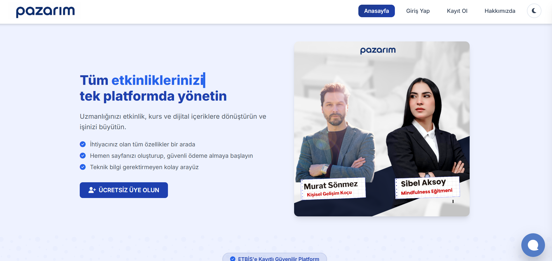 rastgele bir kurs.
